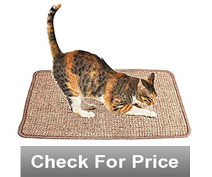 Cats Anti-Slip Scratch Sleeping Mat,Size: 15.75Wx23.65L,,Color: Light Brown,THREE LAYERS OF ANTI-SKID