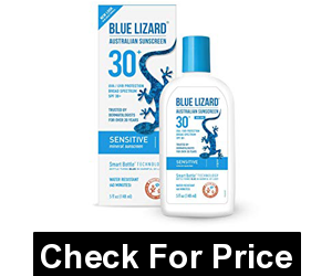 Blue Lizard Australian Sunscreen - Sensitive Sunscreen SPF 30+ Broad Spectrum UVA/UVB Protection - 8.75 oz Bottle 