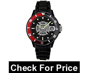 Firefighter Sports Watch 30m Water Resistant,plastic casing and silicone strap,2 year manufacturer's warranty included