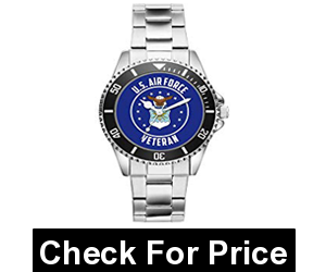 US Air Force Veteran Military Soldier Watch,Price: $74.90,Adjustable Metal Band