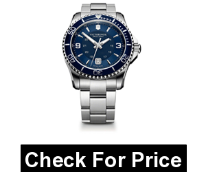 Victorinox Swiss Army Maverick Stainless Steel Watch, 43mm, Black