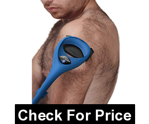 BAKblade 2.0 ELITE PLUS Chest Hair Removal and Body Shaver,Easy to Use Curved Handle for a Close, Pain-Free Shave Wet or Dry