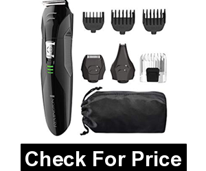 Remington PG6025 All-in-1 Lithium Powered Grooming Kit,8 Pieces,Self Sharpening, Surgical Steel Blades