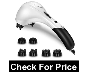 VIKTOR JURGEN Handheld Back Massager,Double Head Electric Full Body Massager
