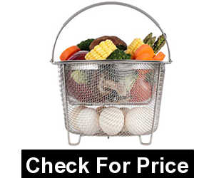 Aozita Steamer Basket for Instant Pot, Price: $14.99, 2-tier Stackable Basket