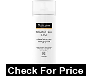 Neutrogena Face Sunscreen for Sensitive Skin from Naturally Sourced Ingredients with Zinc Oxide, Broad Spectrum SPF 50, 1.4 fl. Oz