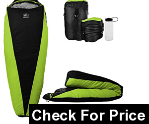 Outdoor Vitals OV-Light 20-35 Degree Backpacking Sleeping Bag, Lightweight and Compact for Hiking and Camping