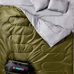 Sleepingo Double Sleeping Bag for Backpacking, Camping