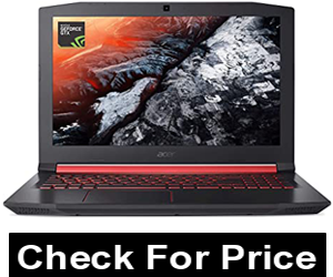 Acer Nitro 5 Gaming Laptop, Intel Core i5-7300HQ, GeForce GTX 1050 Ti, 15.6" Full HD, 8GB DDR4, 256GB SSD, AN515-51-55WL