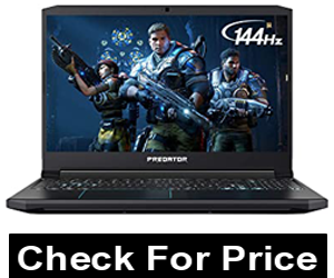 Acer Predator Helios 300 Gaming Laptop PC, 15.6" Full HD 144Hz 3ms IPS Display, Intel i7-9750H, GeForce GTX 1660 Ti 6GB, 16GB DDR4, 256GB NVMe SSD, Backlit Keyboard, PH315-52-78VL