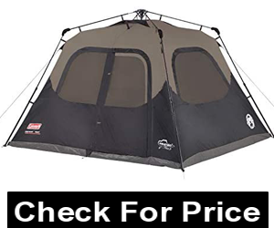 Coleman Cabin Tent with Instant Setup, Cabin Tent for Camping Sets Up in 60 Seconds