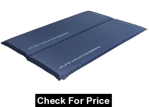 ALPS Mountaineering Lightweight Series Self-Inflating Air Pad, Various Size, durable, lightweight and abrasion resistant Polyester Ripstop fabric