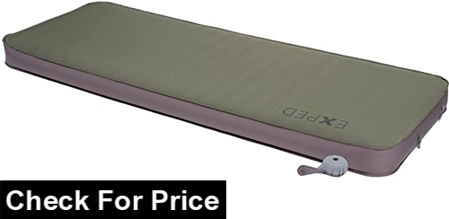 Exped Megamat 10 Insulated Self-Inflating Sleeping Pad, Color: Green (Single), SUMMER / WINTER COMFORT