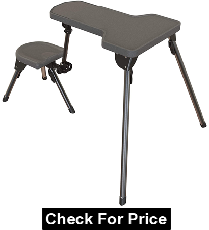 Caldwell Stable Table Lite Shooting Rest, Weatherproof tabletop, 34inchW x 23inch L, weighs-30 pounds