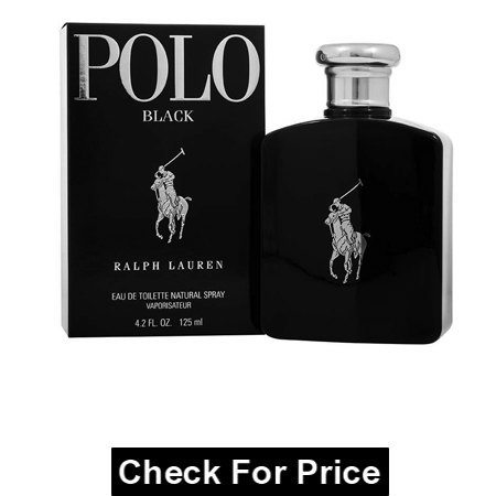 Ralph Lauren Polo Black for Men's Eau De Toilette Spray, 4.2 oz,EDT Spray