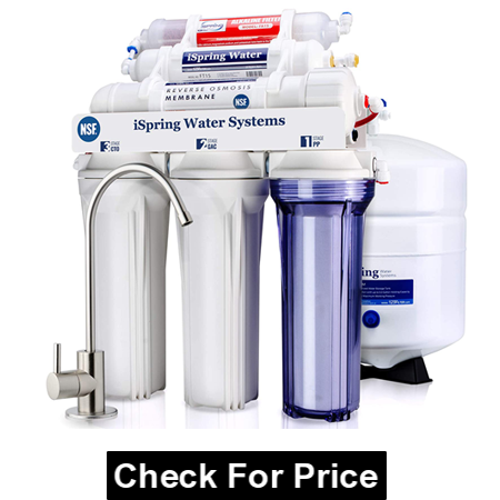 iSpring RCC7AK 6-Stage Under Sink Reverse Osmosis Drinking Water Filter 