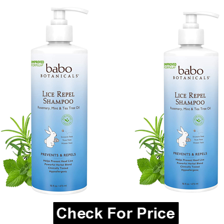 Babo Botanicals Lice Repel Shampoo oils