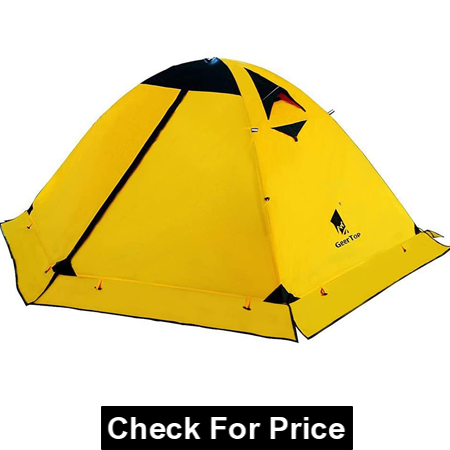 GEERTOP Backpacking Tent for 2 Person 4 Season Camping Tent Double Layer