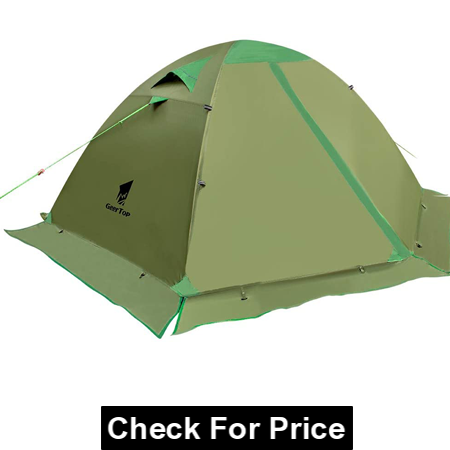 GEERTOP Backpacking Tent for 2 Person 4 Season Camping Tent, Easy Set Up