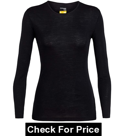 Icebreaker Merino Women's Thermal Cold Weather Base Layer, 100% Merino Wool, Machine Wash
