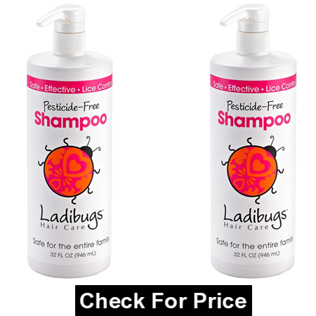 Ladibugs Lice Prevent Shampoo, 32oz Family Size, Natural, Essential Oils