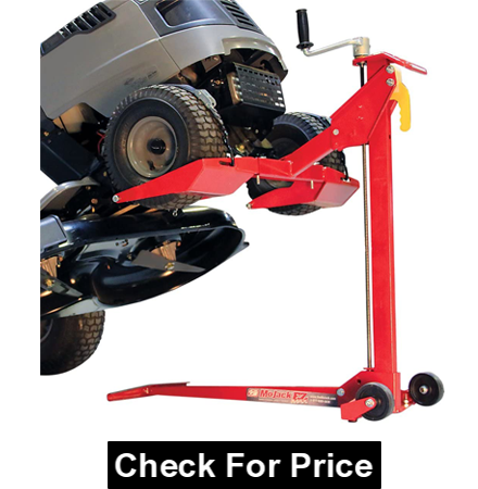 MoJack EZ Max - Residential Riding Lawn Mower Lift, 450lb Lifting Capacity, Best For Residential & Ztr Mowers