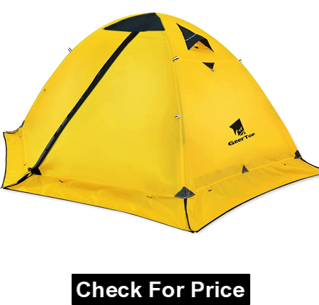 GEERTOP Backpacking 2 Person Tent for Camping, 4 Season Double Layer