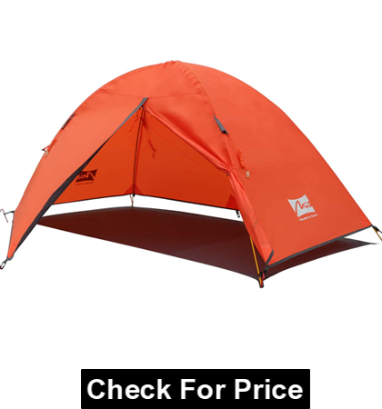 MIS MOUNTAIN INN SPORTS 1 Person Plus 2 Person Camping Tent, Lightweight Dome Tent for Camping