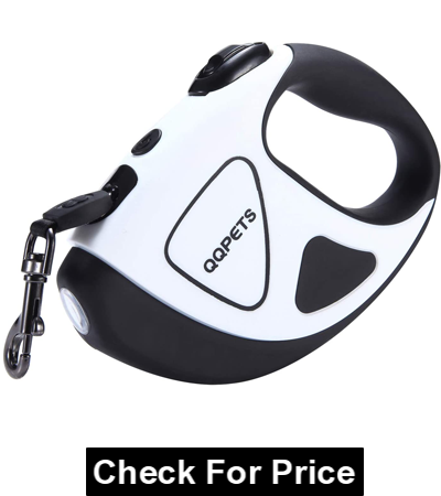 Retractable Dog Leash with Bright LED Flashlight, 16 ft Dog Safety Walking Leashes
