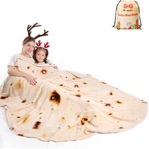 mermaker Burritos Tortilla Blanket mermaker Burritos Tortilla Blanket