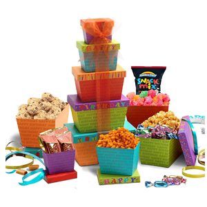 Broadway Basketeers Celebration Gift Tower Broadway Basketeers Celebration Gift Tower