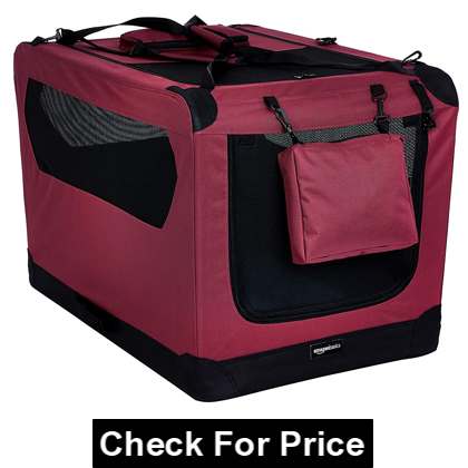 Amazon Basics Folding Portable Soft Pet Dog Crate