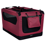 Amazon Basics Folding Portable Soft portable pet dog crate